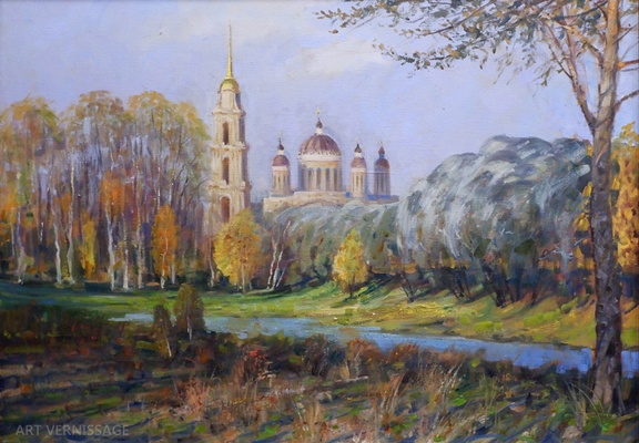 Преображенский собор, Рыбинск - картина И.П.Лимарева