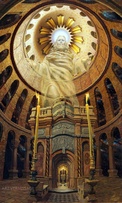 Святой дух  - картина Г.Инешина, мистический реализм
