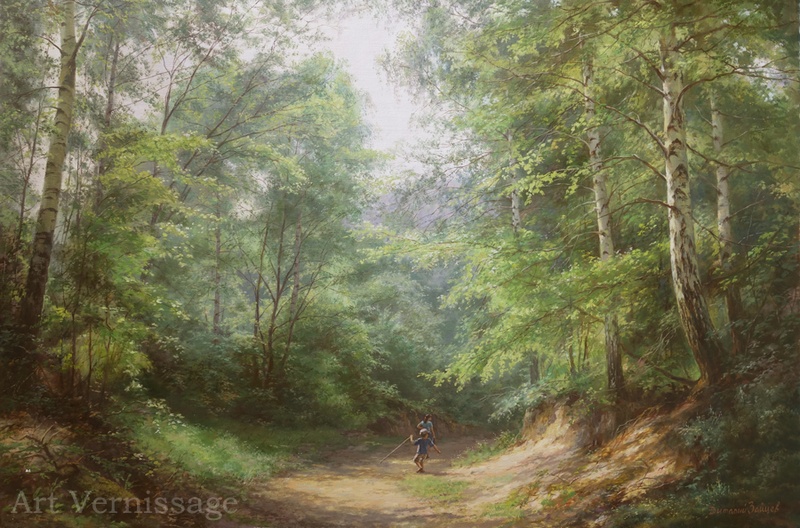 В лес погулять - картина В.Г.Потапова