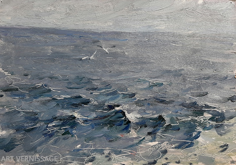 Баренцево море - картина Ю.П.Лежникова