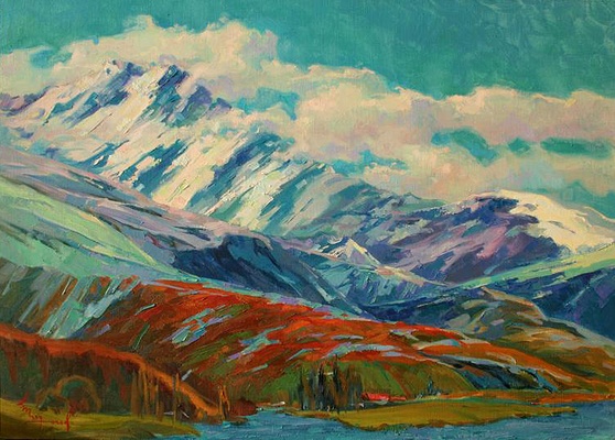 Горное эхо. Кавказ - картина И.П.Миргорода