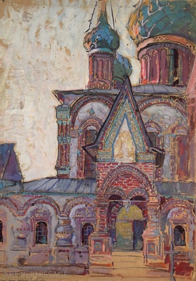 Собор - картина Ю.П.Лежникова