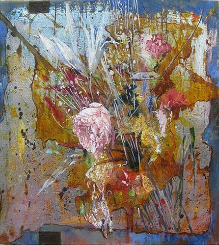 Цветы, импровизация 7 - картина С.Н.Лукьянова