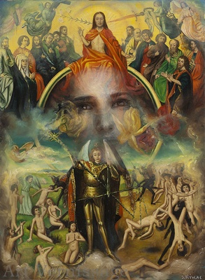 Новый взгляд на Мемлинга через сон Магдалины - картина Никаса Сафронова
