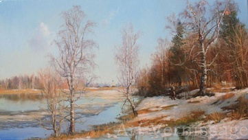Вешние воды картина В.Ю.Жданова
