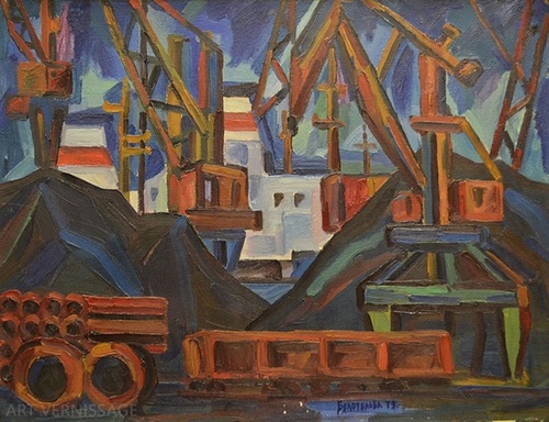 Погрузка - картина Т.И.Белотеловой