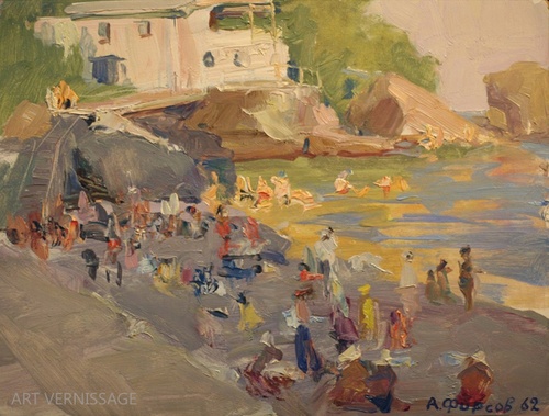Солнечный пляж - картина А.П.Фирсова