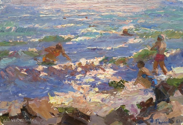 Блики на воде - картина А.П.Фирсова