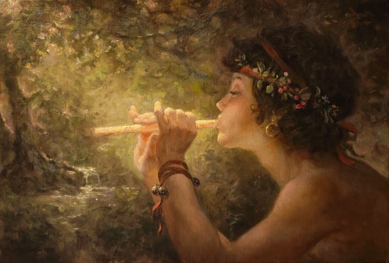 Золотая свирель - картина А.А.Шишкина