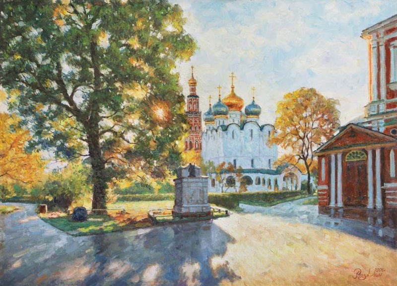 Красота света. Новодевичий монастырь - картина И.В.Разживина