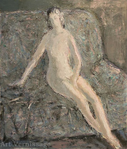 Обнаженная 2004 - картина Л.А.Малафеевского