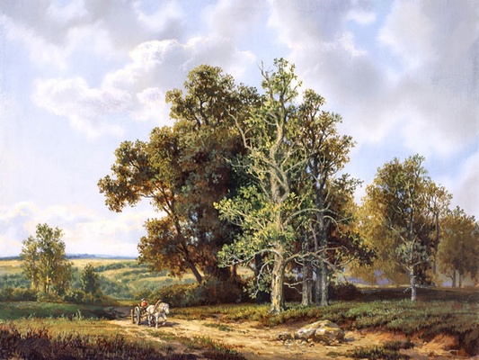Голландский пейзаж репродукция картины М.А.Сатарова