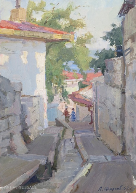 Вечерние блики - картина А.П.Фирсова