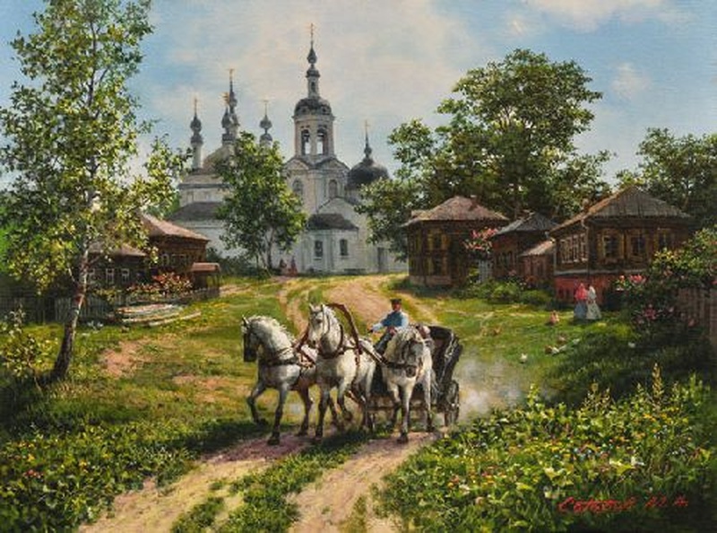 Вышивка по картинам михаила сатарова