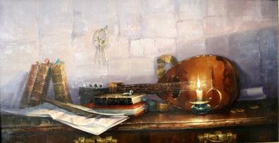 Вечерний луч - репродукция картины В.Ю.Екимова