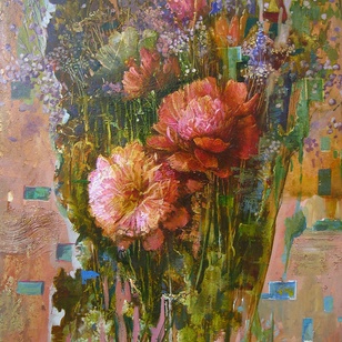 Цветы как энергия - картина С.Н.Лукьянов