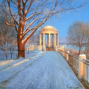 Беседка - картина В.Н.Палачева