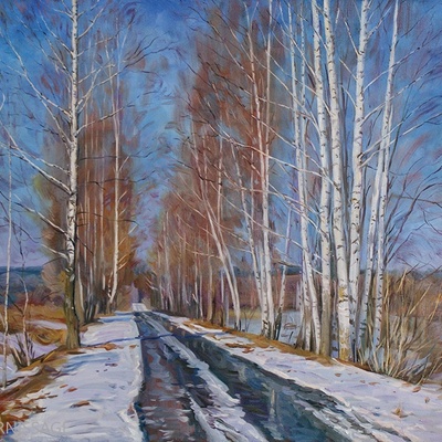 Купить пейзаж в Москве, картины пейзажи маслом