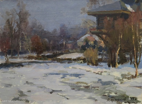 Весенний мотив - картина А.П.Фирсова