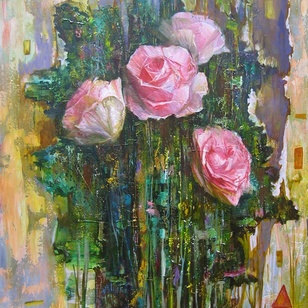 Розы 2 - картина С.Н.Лукьянова