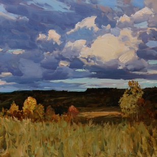 После дождливого дня - картина А.И.Бабича