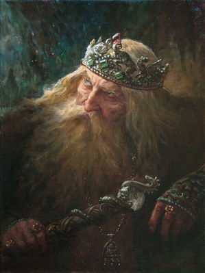Подземный владыка - картина А.А.Шишкина