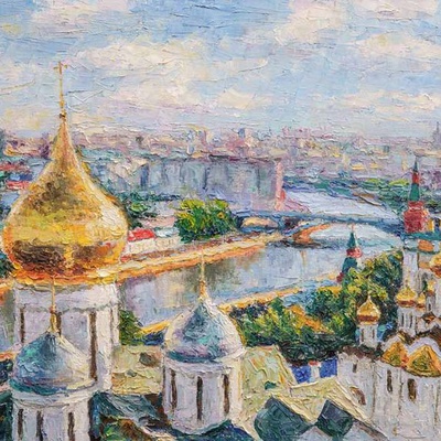 Золотые купола над Москвой-рекой