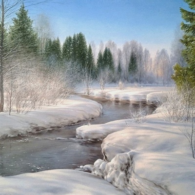 Купить пейзаж в Москве, картины пейзажи маслом