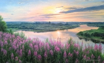 Бескрайний простор - картина В.Н.Палачева