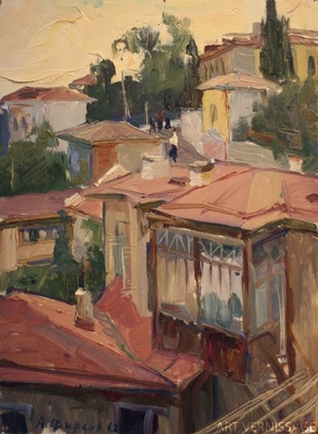 Крыши - картина А.П.Фирсова