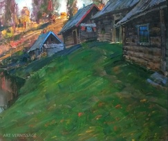 Бани, Вятское - картина Е.П.Лимарева
