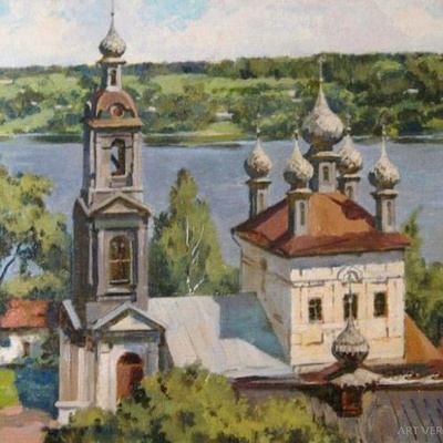 Плёс, храм над Волгой