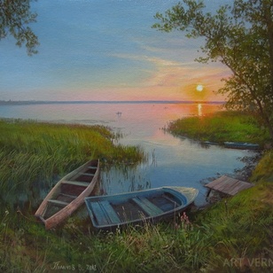 Рыбацкий край - картина В.Н.Палачева