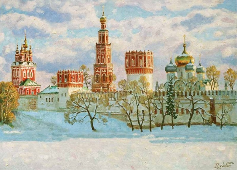 Свежесть морозного утра - картина И.В.Разживина