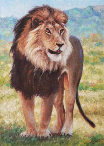 Бесстрашный и могучий - картина И.В.Разживина