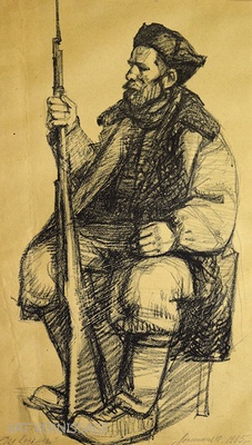 Дед Кузьмич - картина Ю.П.Лежникова