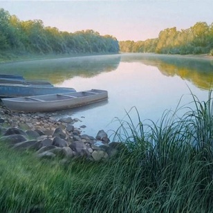 Раннее утро - картина В.Н.Палачева