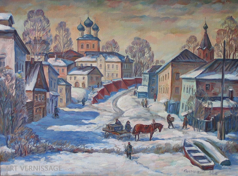 Городец на Волге - картина И.В.Примаченко
