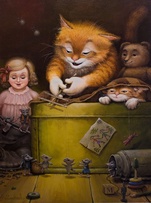 Кукольник - картина А.В.Маскаева