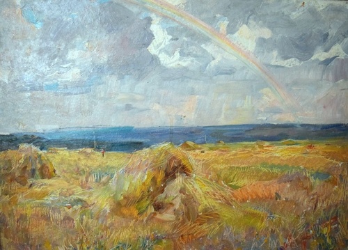После дождя - картина Ю.П.Лежникова