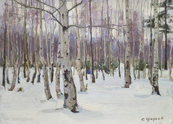 В зимнем лесу - картина А.П.Фирсова