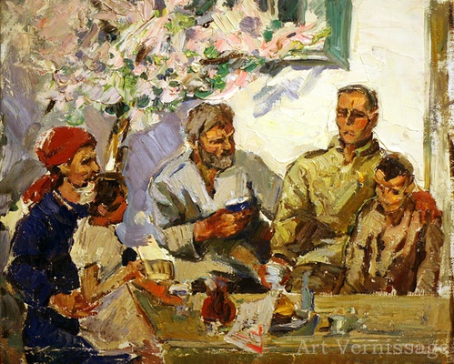 День Победы - картина Ю.П.Лежникова