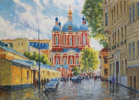 Климентовский переулок - картина И.В.Разживина