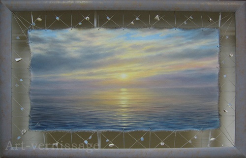 Море на растяжках - картина Л.А.Помещиковой
