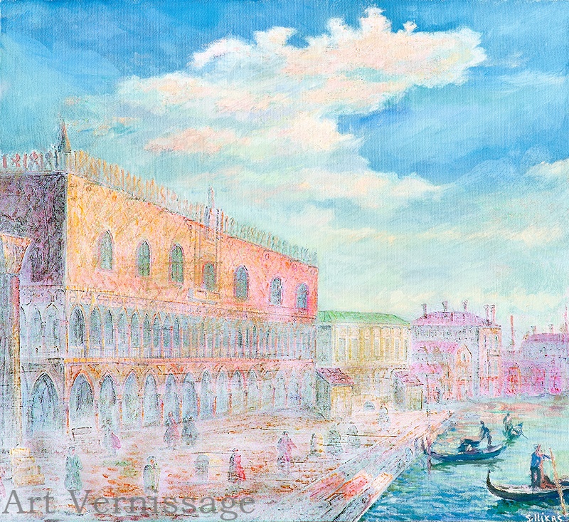 Венеция.Утро. Картина Никаса Сафронова