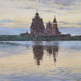 Кижи - картина А.Б.Ефремова