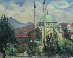 Анкара, Зеленая мечеть - картина И.В.Примаченко