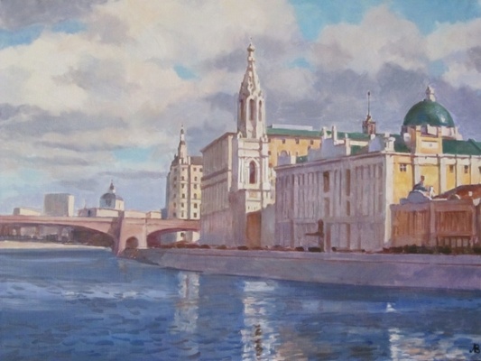 Софийская набережная - картина В.А.Лаповка