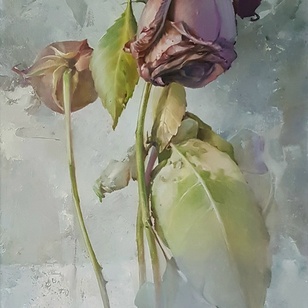 В ожидании нового - картина В.В.Скрынникова, натюрморт