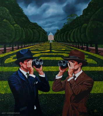 Я тебя вижу, я тебя предвижу - картина А.А.Аронова